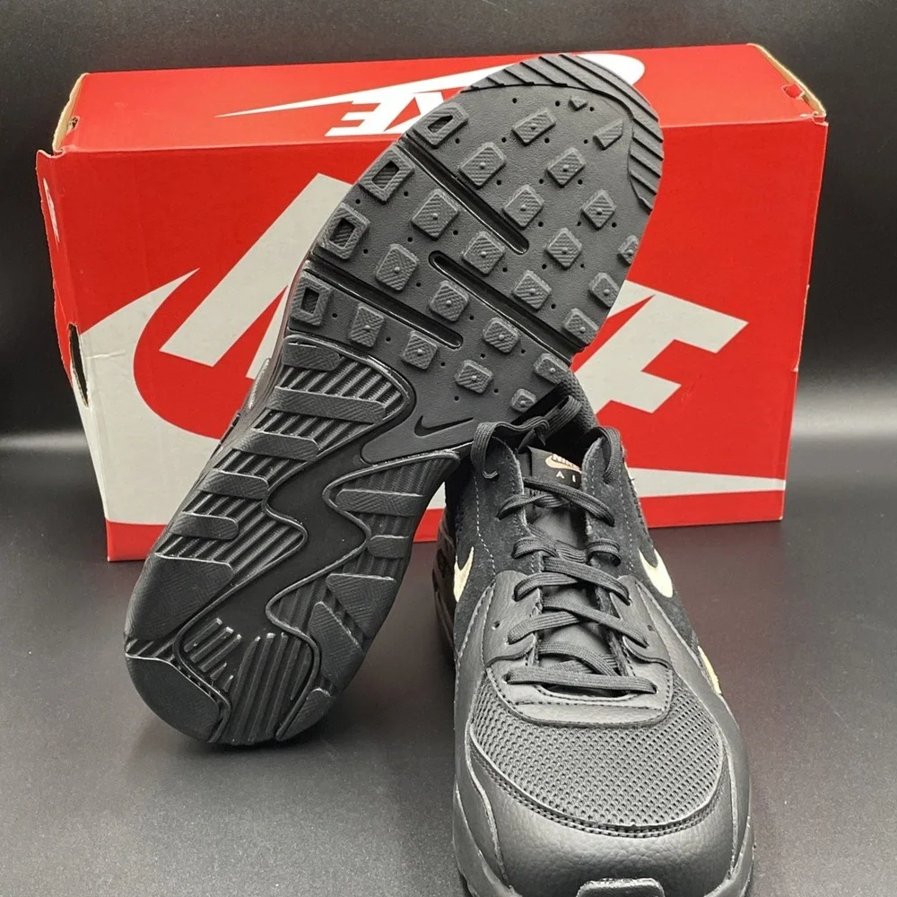 Nike Air Max Excee GPX Leopard Womens Size 9 Black Hemp IO8734-010 NEW - Picture 3 of 7